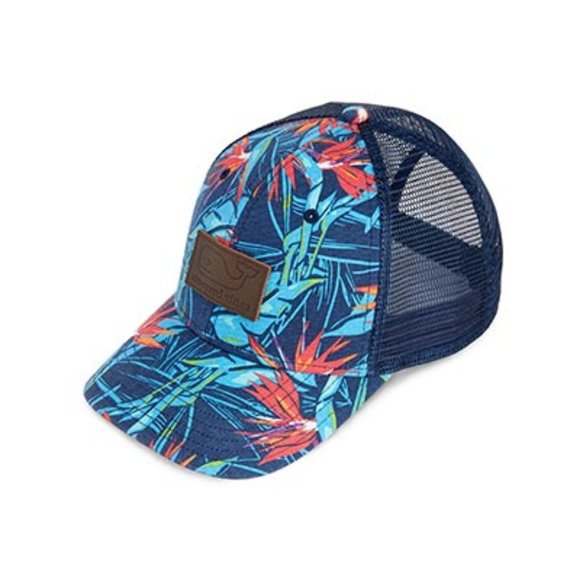 Vineyard Vines Accessories - Vineyard Vines GWP Paradise Trucker Baseball Cap Blue